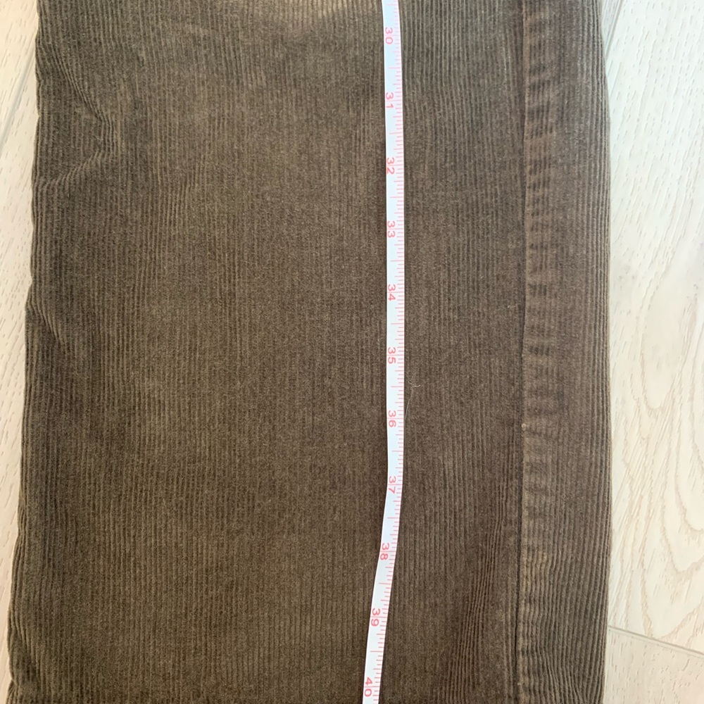 Vintage Levi's W511 Workers Pants Mens 34x34 Brown Corduroy Straight Leg Y2K - Picture 2 of 6